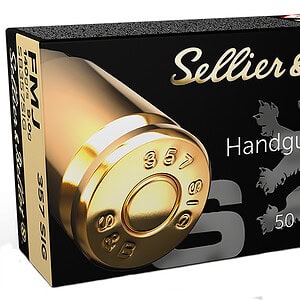 Sellier & Bellot SB357SIG Handgun 357Sig 140gr Full Metal Jacket 50 Per Box/20 Case