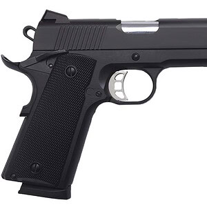 Tisas 1911 Duty B9 9mm 5in black Cerakote pistol with Novak sights