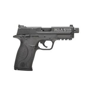 Smith & Wesson M&P22 Compact .22 LR pistol with 3.56in threaded barrel, black