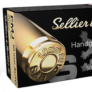 Sellier & Bellot SB10A Handgun 10mmAuto 180gr Full Metal Jacket 50 Per Box/20 Case