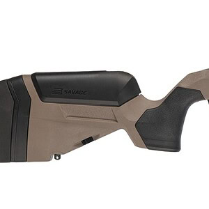 Savage Arms 32670 110 Core Tactical 6mm Creedmoor 10+1 20" Medium Heavy Fluted Barrel, Arca Rail Forend, Coyote Tan AccuStock w/AccuFit V2 Synthetic Stock, Right Hand