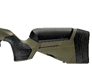 Savage Arms 32653 110 Core Predator Full Size 300 AAC Blackout 10+1 16.50" Medium Heavy Fluted Barrel, Arca Rail Forend, Hunter Green AccuStock w/AccuFit V2 Synthetic Stock, Left Hand