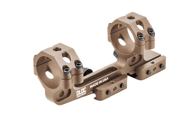 DLOC Precision 34mm cantilever scope mount in tan, 1.53 inch height
