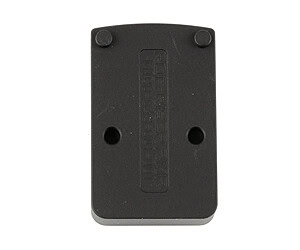 Reptilia ROF 10mm black anodized riser for red dot optics (side view)