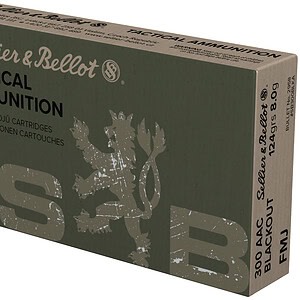 Sellier & Bellot 300 AAC Blackout 124 gr FMJ 20rd box