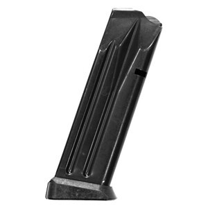 Black airsoft gun magazine for realistic shooting experience.