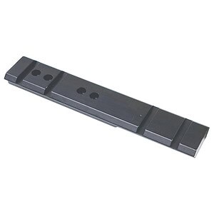 Heavy-duty metal rail for hardware mounting and support.