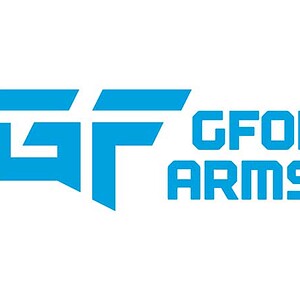 G-Force Arms logo in blue with stylized "G" and "F" design.