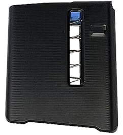 Metal binding comb binder for professional document binding and organization.