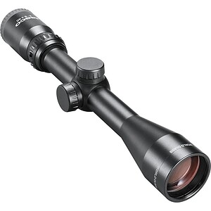 High-quality rifle scope with adjustable mount for accurate targeting.