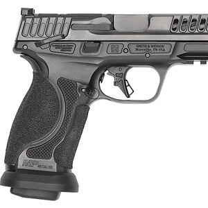 Smith & Wesson M&P9 M2.0 Competitor HD 9mm 5in black pistol, left-side view