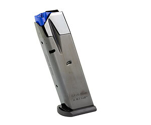 CZ-USA CZ 75 full-size 9mm 10-round blued steel magazine with black finish