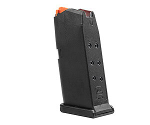 Glock G27 Gen5 9-round magazine .40 S&W black polymer with orange follower