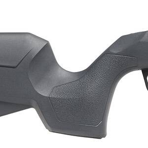 Rifle with scope for hunting and shooting sports.