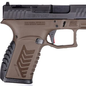 Airsoft replica pistol for training and recreational use.