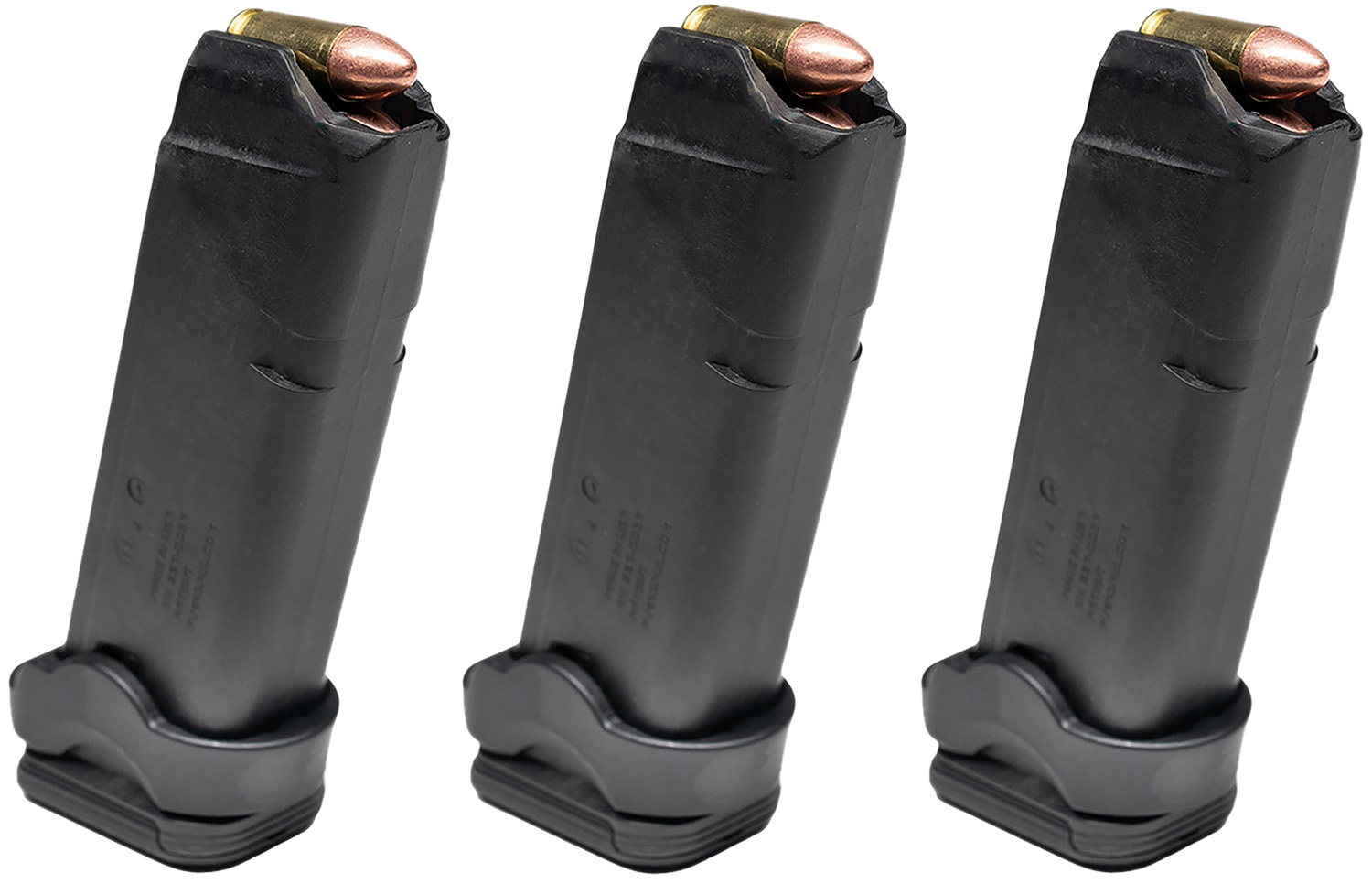 KelTec SUB2000 magazine sleeve fits Glock 17 Gen3, 3-pack, black