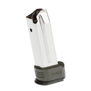 Springfield Armory XD Subcompact .40 S&W 10-round stainless steel magazine with OD green sleeve
