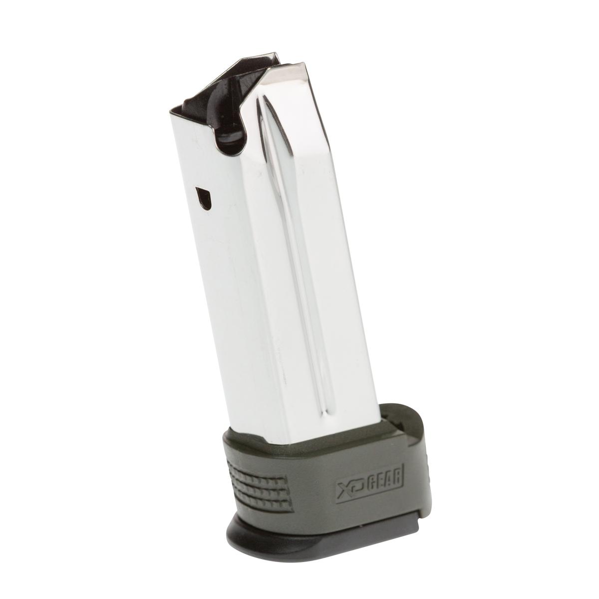 Springfield Armory XD Subcompact .40 S&W 10-round stainless steel magazine with OD green sleeve