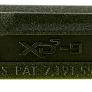 Springfield Armory XDS5902M Backstrap Sleeve made of Polymer with Black Finish & 1 Piece Design for 9mm Luger Springfield XD-S with #2 Backstrap & 3.30"-4" Barrel