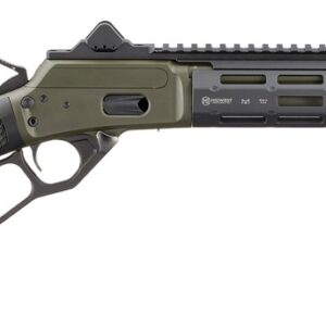 Marlin 1894 Mad Pig Customs lever-action rifle, 16.1-inch threaded barrel, OD green Cerakote finish