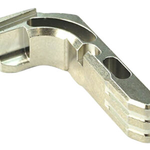 Cross Armory CRGMCSV Mag Catch Extended Glock Gen1-3/P80 Silver Anodized Aluminum