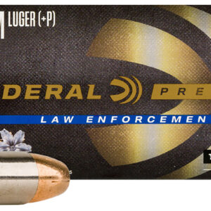 Federal P9HST3 Premium Personal Defense 9mm+P 124gr HST Jacketed Hollow Point 50 Per Box/20 Case