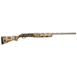 Browning Silver Field 12 gauge with 28 inch barrel, Flat Dark Earth receiver and Vintage Tan camo synthetic stock (right hand