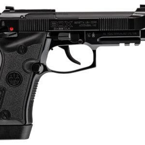 Beretta 80X Cheetah Tactical Urban .380 ACP pistol with threaded 4.4 inch barrel, black finish