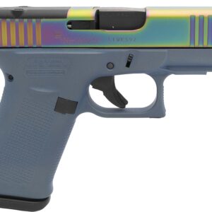 Glock GLK 43X MOS 9mm 10-round semi-automatic handgun, right-side view