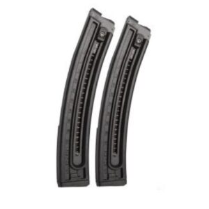 ATI GSG-16 twin pack of 22-round .22LR polymer magazines, black finish