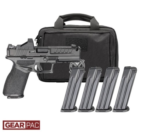Springfield Armory Echelon 4.0C Comp 9mm 4-inch Gear Pac pistol with mounted Viridian RFX11