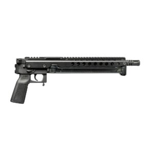 Kel-Tec KP50 5.7x28mm pistol in black with threaded barrel and optics-ready rail