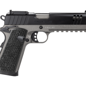 EAA Girsan MC1911 S Influencer X .38 Super 5in tungsten black pistol side view