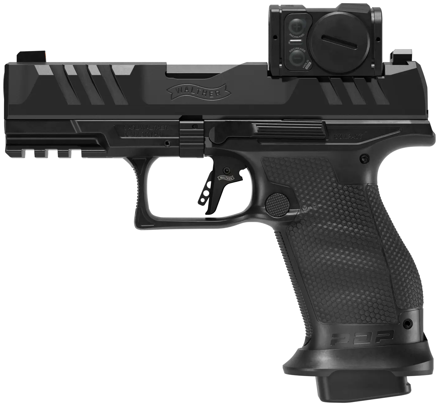 Walther PDP Professional ACRO Compact 9mm pistol with Aimpoint ACRO and three magazines