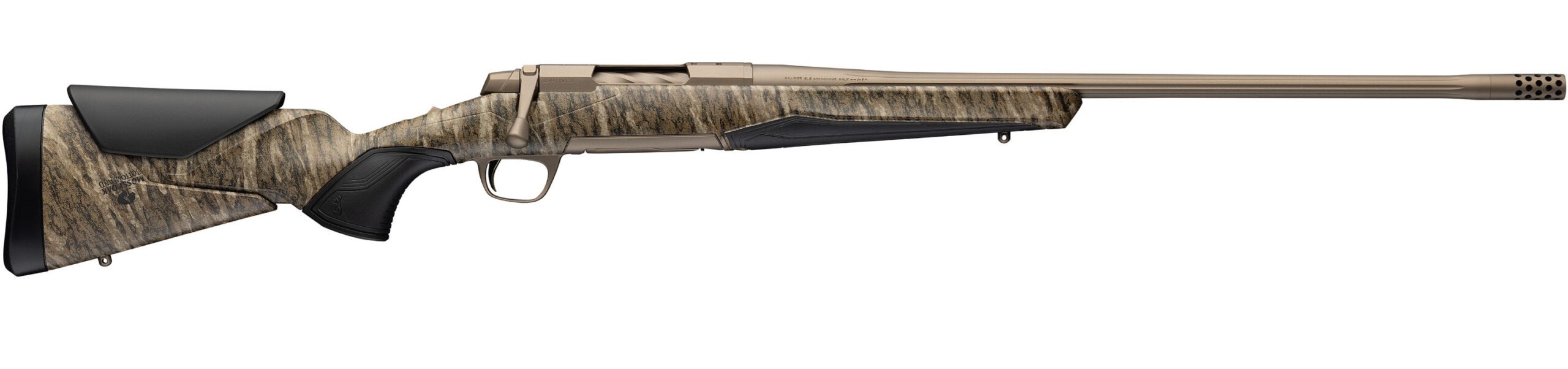 Browning X-Bolt 2 Speed 7mm PRC 24 inch fluted threaded barrel Smoked Bronze Cerakote Mossy Oak Bottomland