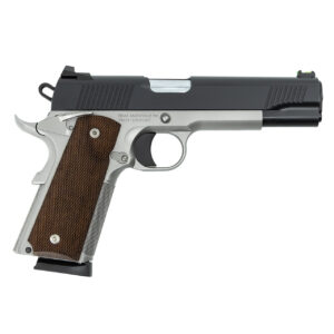 Tisas 1911 Duty Enhanced .45 ACP 5-inch two-tone stainless and black pistol