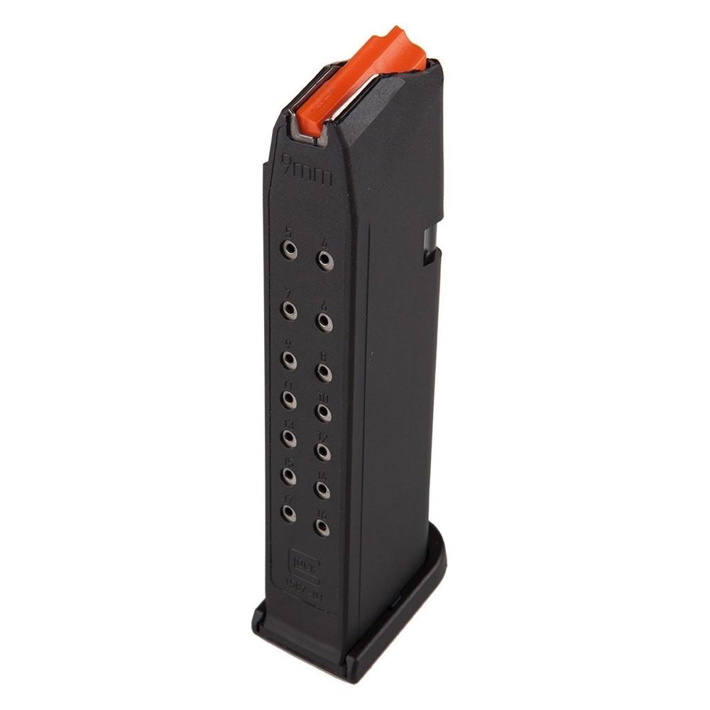 Glock Gen5 17rd 9mm factory pistol magazine compatible with G17 G19 G26 G34