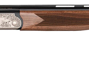 Charles Daly 930344 202A Full Size 28 Gauge Break Open 3" 2rd 26" Blued Vent Rib Barrel, Silver Engraved Aluminum Receiver, Checkered Walnut Stock