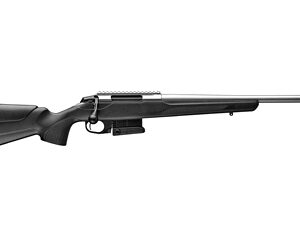 Tikka T3x CTR 6mm Creedmoor stainless receiver with threaded barrel and black synthetic stock