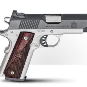 Springfield Armory 1911 Ronin 9mm 4.25 inch pistol side view with cocobolo grips